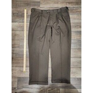 SAVANE Men's Brown Chino Dress Pants Sz 42 x 30